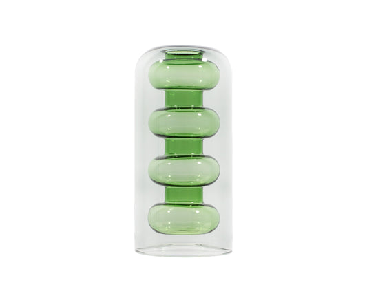 BUMP VASE TALL GREEN