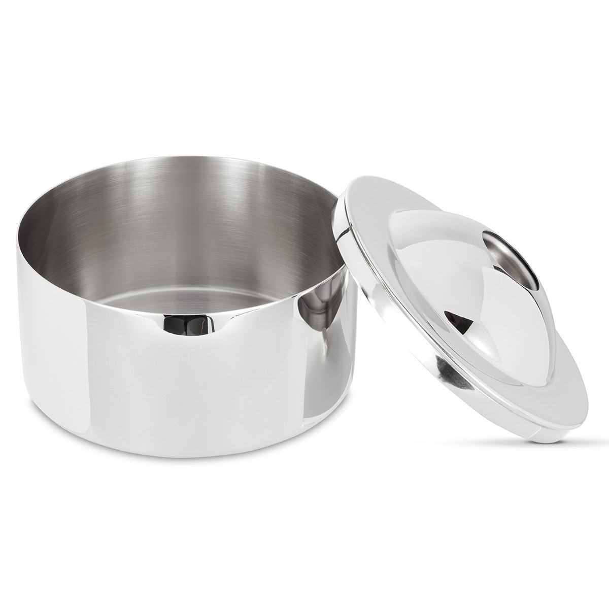 BREW BISCUIT TIN STAINLESS STEEL