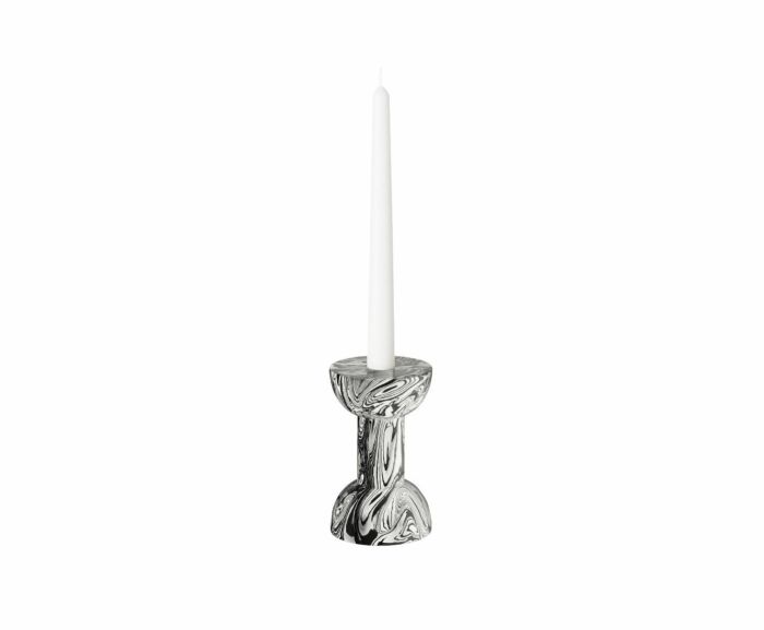 SWIRL DUMBBELL CANDLEHOLDER